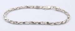 Group Lot of 4 Vintage 925 Sterling Silver Bracelets