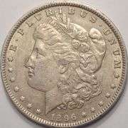 1896 Morgan Silver Dollar, Circulated.