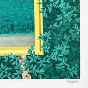 La Cascade (The Waterfall) by Rene Magritte (1898-1967)