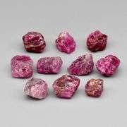 Untreated 23.17ct collectors uncut Ruby set