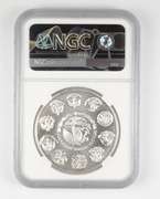 MS69 2002 MO Mexico 1 Onza .999 Fine Silver - Graded NGC
