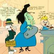 Bugs and Witch Hazel Truant Officer by Chuck Jones (1912-2002)