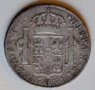 1808/7 TH  Mexico Silver 8 Reales. Mexico City Mint
