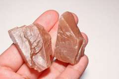 Natural 158ct Sunstone pair