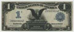 Very nice 1899 Series Large Size $1 Black Eagle Silver Cert