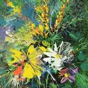 Little Yellow Flower by Leung Original