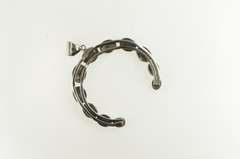 Sterling Silver Native American Larimar Horse Shoe Navajo Pendant