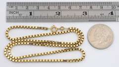 Strong 14k Box Link Necklace