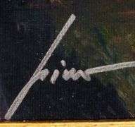 Hand signed Pino on canvas, limited edition with gallery framed