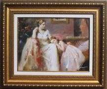 Hand signed Pino on canvas, limited edition with gallery framed