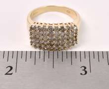 Ravishing Diamond Ring In 14K Yellow Gold