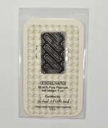 Engelhard 1 Ounce .999 Fine Platinum Bar - COA