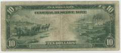 Desirable 1914 Series Large Size $10 Federal Reserve Note