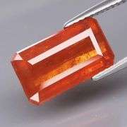 Ravishing 6.63ct rich Mandarin orange Spessartite Garnet