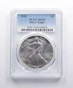MS70 1992 American Silver Eagle PCGS