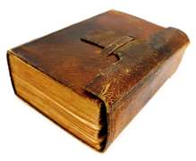 1855 Small Antique Leather Bible