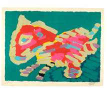 Karel Appel- Luminous Cat