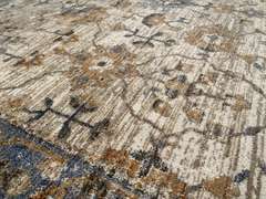 Magnificent Vintage Repro Design Rug 8x11