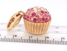 Judith Leiber Sweetie Cupcake Charm