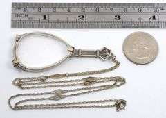 Feminine Lorgnette with Necklace