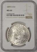 1899 O U.S Silver Morgan Dollar NGC MS 64