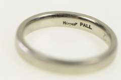 Palladium 3.0mm Classic Simple Wedding Band Ring