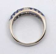 Gorgeous 18k WG Sapphire & Diamond Ring