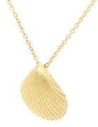 Tiffany & Co. Shell Pendant Necklace in 18K W/Box