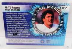 Hard To Find - Dan Marino Oversized Football Card, 4 0f 7