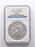 MS69 2011-W American Silver Eagle ER 25th Anniversary Set NGC