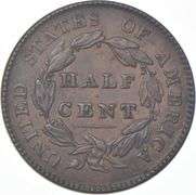1828 Classic Head Half Cent - 12ST