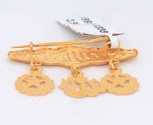 21kt Yellow Gold Religious Brooch