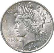 1923 Peace Silver Dollar VAM 1A1 Whisker Jaw