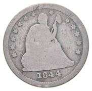 1844-O Seated Liberty Quarter Dollar