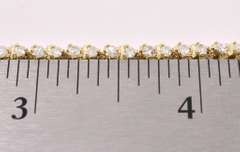 Sparkling 14K Yellow Gold Diamond Tennis Bracelet