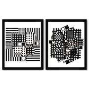 Croises (Diptych) by Vasarely (1908-1997)