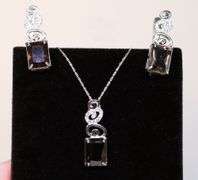 Elegant Smoky Quartz set