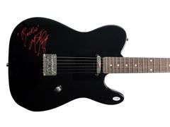 Meat Loaf 'Rockin' Autographed Signed Guitar Exact Video Proof ACOA Witness ITP