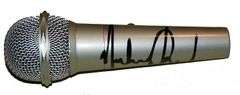 Michael Jackson Autographed Facsimile Signed Microphone
