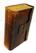 1855 Small Antique Leather Bible