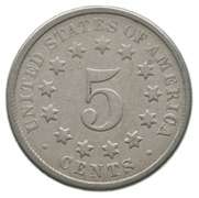 1872 Shield Nickel