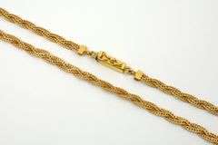 Braided 18k Necklace