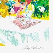 Wine Alfresco by LeRoy Neiman (1921-2012)