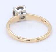 Vintage Round Brilliant Cut Diamond Engagement Ring