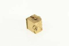 14K Yellow Gold Articulated Slot Machine Gamble Lucky Charm/Pendant