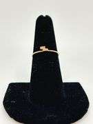 Sliding Double Pair Diamond 18KT Rose Gold Ring