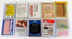 10 Baseball Greats Throw Back Cards