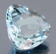 Trillion cut! 28.13ct aqua blue Hydrothermal Quartz