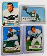 4 Bowman 1954 Football Cards