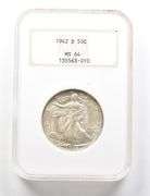 MS64 1942-D Walking Liberty Half Dollar NGC Crack?